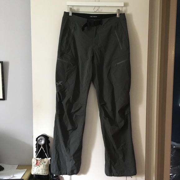 ARC'TERYX Grey Stretch Nylon Cinch Cuff Sentinel Hiking Pants M - Picture 1 of 7